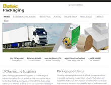 Tablet Screenshot of datecpackaging.com